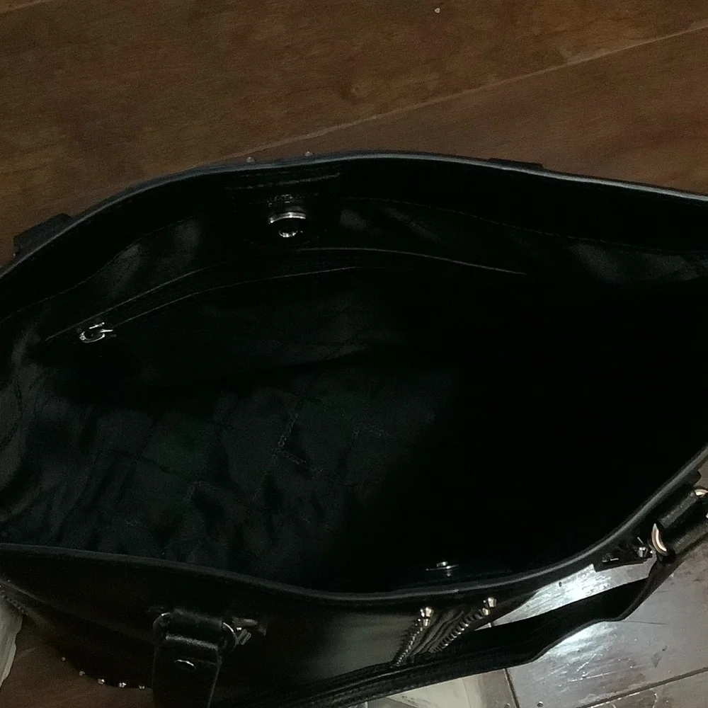 NWT Astor Large Studded Leather Tote Bag - Picture 6 of 8